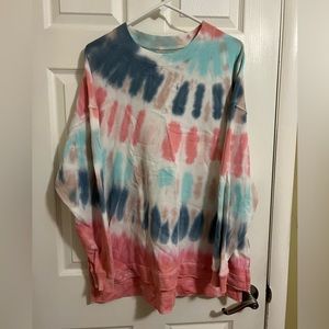 American Eagle tie dye jegging sweatshirt